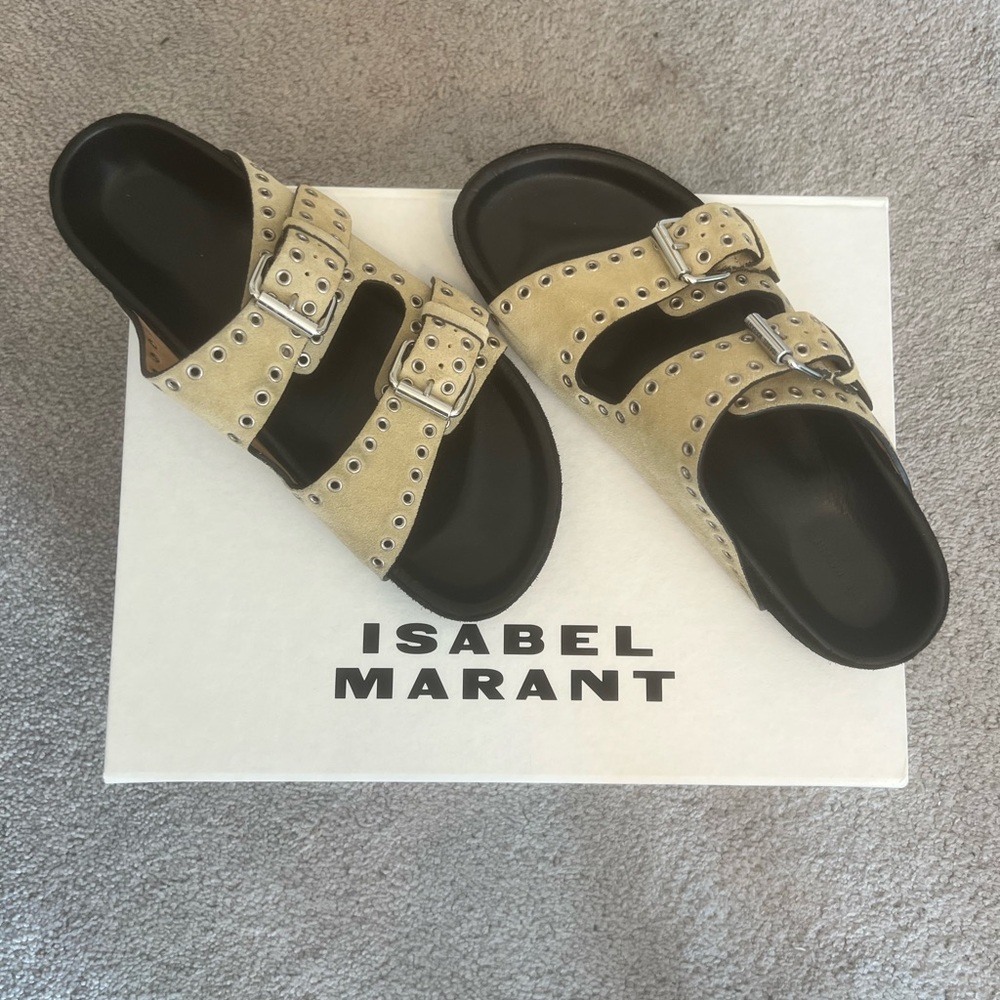 Isabel marant sandals. Size 39– VERY lightly worn (only 5 times).